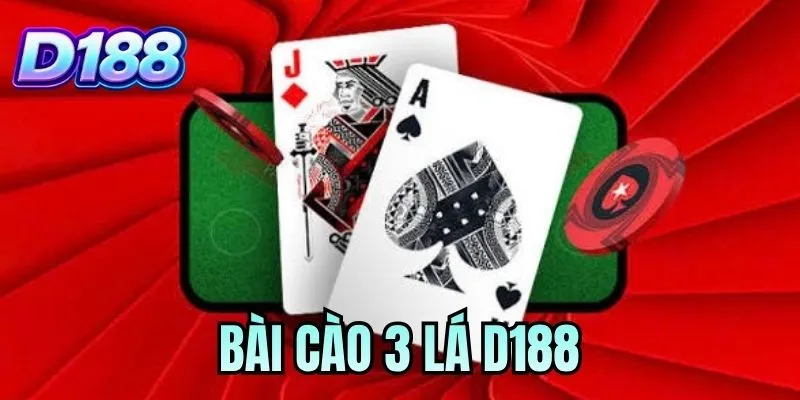 Bài Cào 3 Lá D188|Game Sòng Bạc Kinh Điển, Sức Cuốn Hút Cao